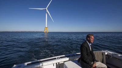 Matthew Morrissey, the vice president of Deep Water Wind. Scott Eisen / Getty / AFP
