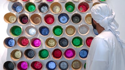 Lobi Lobi highlights the various materials that Tayou incorporates in his works