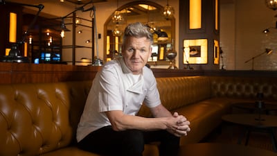 Celebrity chef Gordon Ramsay in Dubai for the 10th anniversary of his restaurant Bread Street Kitchen at Atlantis The Palm. Antonie Robertson / The National
