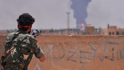 The Kurdish People Protection Unit (YPG) is one of the many groups that may take over statelets if Syria's long civil war ends in the creation of many statelets. Delil Souleiman / AFP