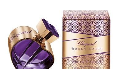 The limited edition Chopard Amira d’Amour eau de parfum is available in select stores around the UAE. (Courtesy of Chopard)