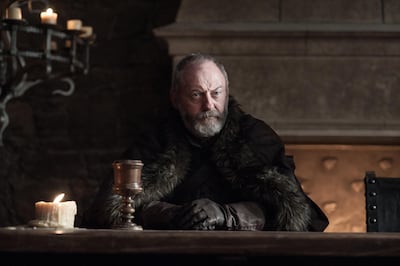Liam Cunningham as Davos Seaworth in Game of Thrones season 7 (HELEN SLOAN / HBO / OSN)