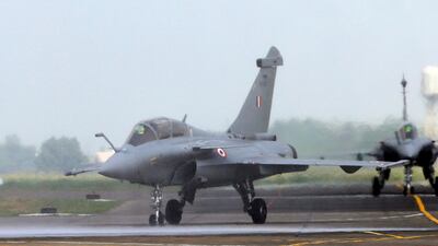 Greece said it will take delivery of 18 French-made Rafale fighter jets next year, as part of a major drive to modernise its armed forces. AP.