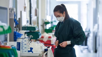 Though many of the world's front-line healthcare workers are women, there is a lack of women on Covid-19 task forces around the world. AFP