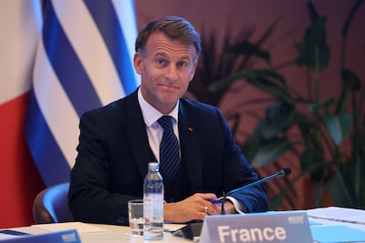 France's President Emmanuel Macron has taken over the management of the crisis. AFP