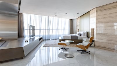 The Penthouse offers plenty of space to accommodate guests.