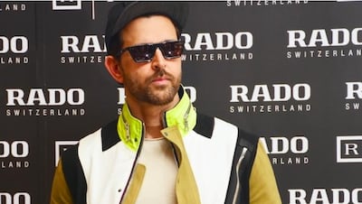 Hrithik Roshan was in Dubai with Rado watches. Courtesy Rivoli