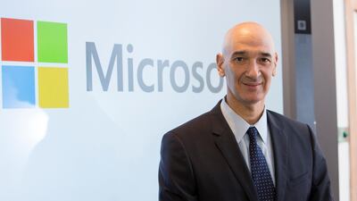 Sayed Hashish, general manager for Microsoft Gulf, says there is a huge demand for cloud solutions in the Middle East. Ruel Pableo for The National