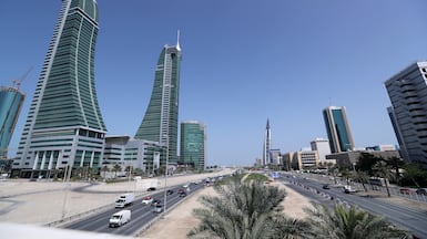 Bahrain's foreign ministry said several Iranian drones targeted the country early on Saturday. Reuters