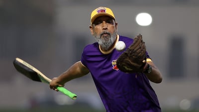 Ali Asad, pictured coaching for Sharjah Warriorz, was part of the UAE team that played India at the 2004 Asia Cup. Chris Whiteoak / The National