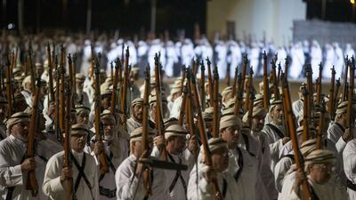 Hundreds took part in the opening ceremony of the Festival of Sheikh Zayed Heritage 2014. Wam