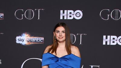 Hannah Murray (Gilly) at the premiere of season eight of 'Game of Thrones' in Belfast. AP