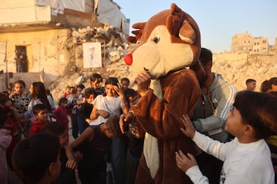 The Gaza Children's Film Festival opens. AFP