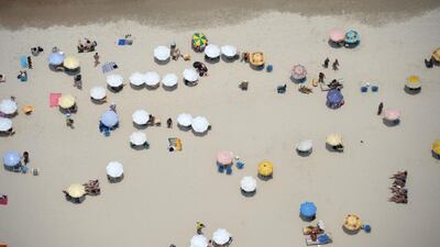 Copacabana Beach in Rio de Janeiro, Brazil. Vanderlei Almeida / AFP Photo