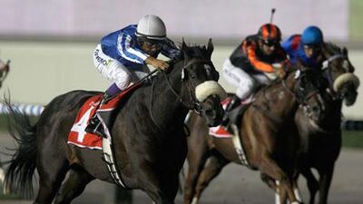 Royston Ffrench, the jockey, was the man in form at Meydan Racecourse in Dubai on Thursday night, clinching three wins.