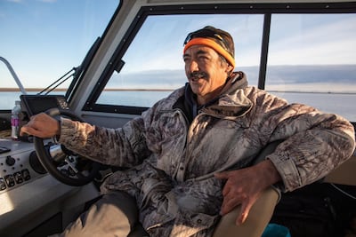 Boat skipper Bruce Inglangasak. Courtesy Jamie Lafferty