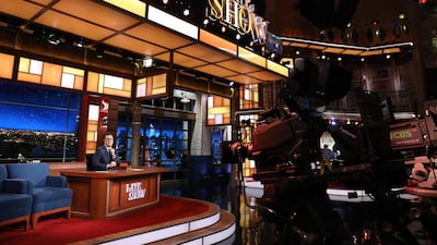 Stephen Colbert often tops the ratings with his anti-Trump satire on CBS's 'The Late Show'. Scott Kowalchyk / CBS via Getty Images