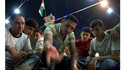 Kurds play a traditional game called mahabes or "rings", which is a common pastime during Ramadan.