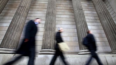 The Bank of England, in the City of London. The UK-based FICC Markets Standards Board is working to enhance regulation of electronic trading. Reuters