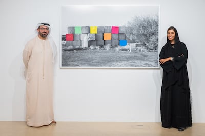 Ammar Al Attar and Maryam Al Falasi. Photo: Iris Projects