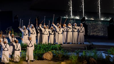 Archive footage and artistic performances documented the journey of the nation’s communities across thousands of years