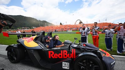 Dutch driver Max Verstappen at the Red Bull Ring. Getty