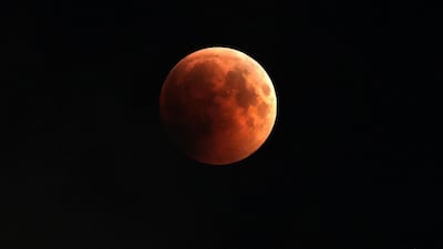 Skygazers in the UAE witnessed the longest lunar eclipse this century. Pawan Singh/ The National
