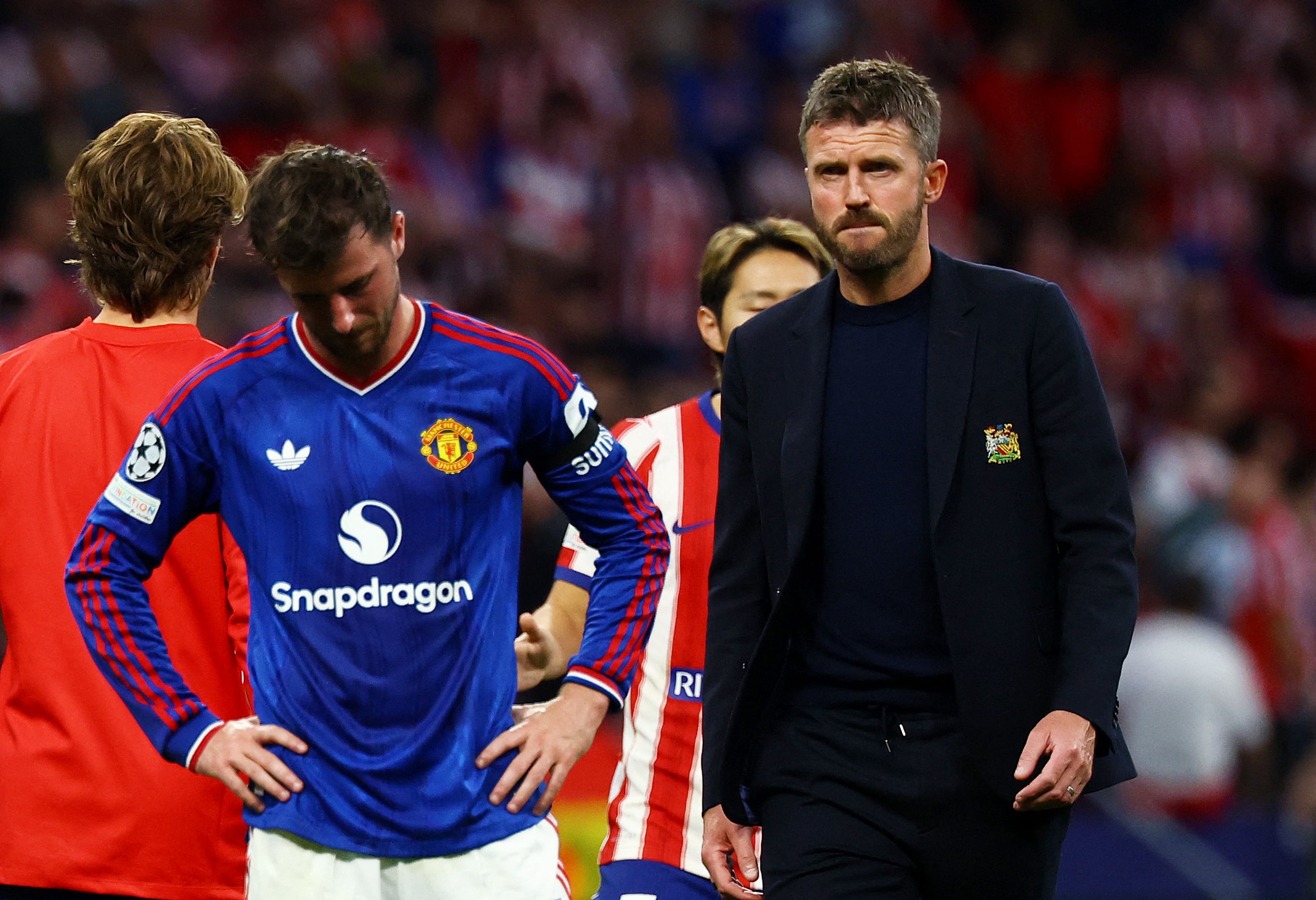 Atletico Madrid defeats struggling Manchester United in Champions League