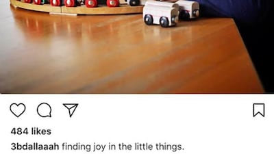 A screen shot from Abdullah Al Daheri's Instagram.