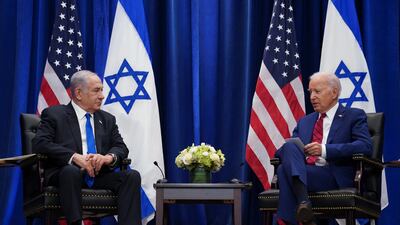US President Joe Biden met Israeli Prime Minister Benjamin Netanyahu on the sidelines of the UN General Assembly in New York on Wednesday. Reuters