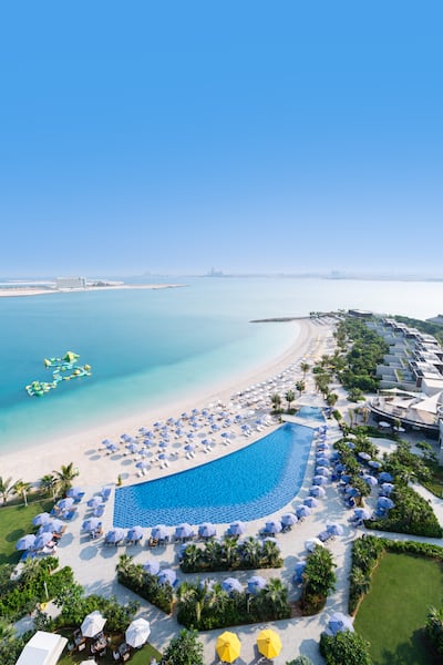 Guests can stay by the seaside at Movenpick Resort Al Marjan Island