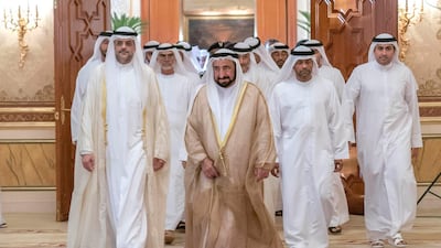 Sheikh Sultan Al Qasimi at Al Badee Palace, Sharjah. Wam