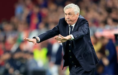 Real Madrid manager Carlo Ancleotti has won the Uefa Champions League a record five times. Reuters