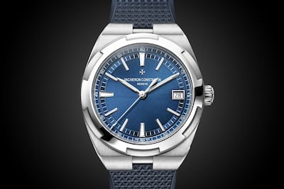 The Vacheron Constantin Overseas comes with three strap options. Photo: Vacheron Constantin