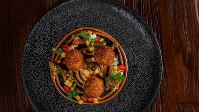 Crab meat with Old Bay Seasoning. Courtesy Atlantis The Palm