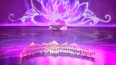 Performers take part in the opening ceremony of the 31st Southeast Asian Games at the My Dinh National Stadium. AFP