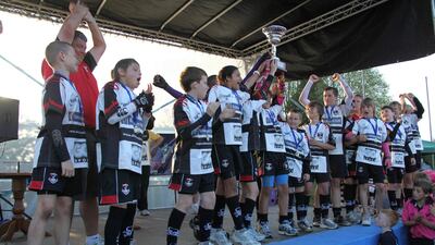 Sophie Shams was the only girl in a Dubai Exiles Under 11s tour who went through a UK tour unbeaten. Courtesy: Andy Williams