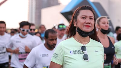 Running was cited as one of Abu Dhabi residents' favourite forms of exercise. Khushnum Bhandari/ The National