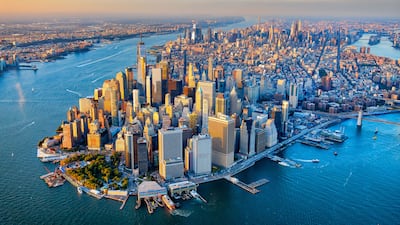The skyline of Manhattan, New York City. Getty Images