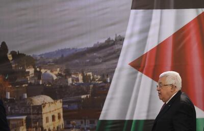 Mahmoud Abbas, the Palestinian Authority president, has greeted the plan with 'a thousand nos' but Donald Trump has left him completely exposed. EPA