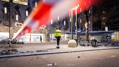 Hundreds of demonstrators staged a protest on the night of November 19 that turned into riots. EPA