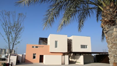 Masdar's EcoVilla. The villa is said to be a net zero energy building. Delores Johnson / The National