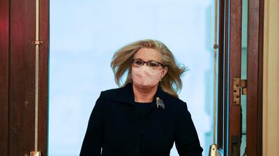 US Representative Liz Cheney arrives for a House vote at the US Capitol in Washington, US, May 11. Reuters