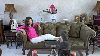 Hayla Ghazal has created her own HaylaTV on youtube offering beauty and fashion tips from her home in Dubai Marina. Jeff Topping for The National