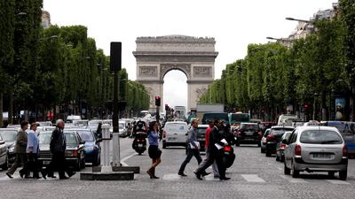 Parisians will be forced to spend a day without a car on September 27. Simon Dawson / Bloomberg News