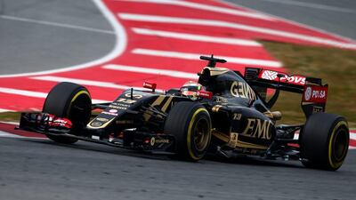 Pastor Maldonado and Lotus are enjoying a good pre-season testing in Spain ahead of the new Formula One season. Dan Istitene / Getty