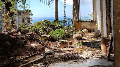 A crumbling house in the town of Bikfaya. Courtesy Yasmine Shuhaiber
