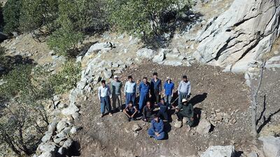 The Rabana excavation team. Photo: Rabana-Merquly Archaeological Project