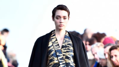 Maison Rabih Kayrouz's spring-summer 2019 couture collection. AFP