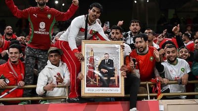 Morocco supporters celebrate their team's Afcon semi-final win against Nigeria at the Prince Moulay Abdellah stadium in Rabat. AFP